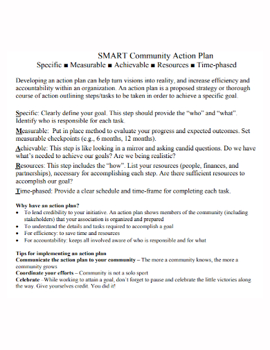 smart community action plan