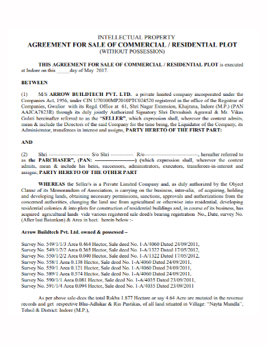 ip commercial sale agreement