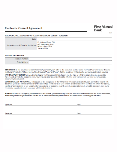 mutual electronic consent agreement