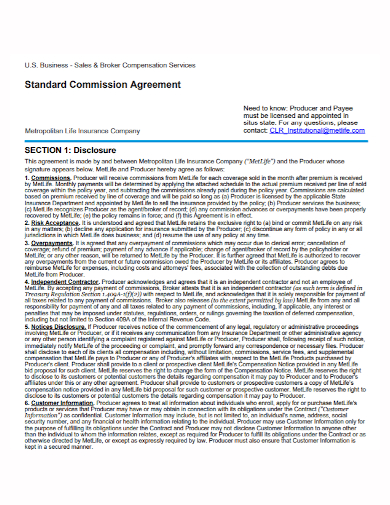 sales commission compensation agreement
