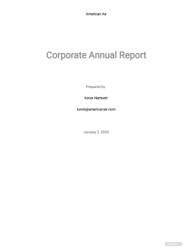 corporate annual report