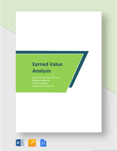 earned value analysis template