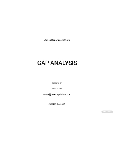 training gap analysis template