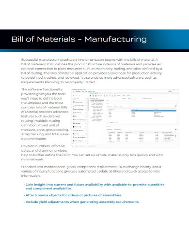 bill of materials software2