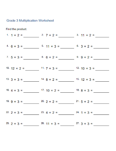 free 10 multiplication worksheet samples in pdf