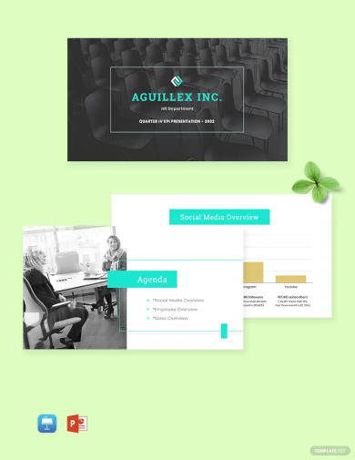 kpi presentation template