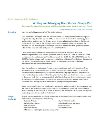 managing user stories1