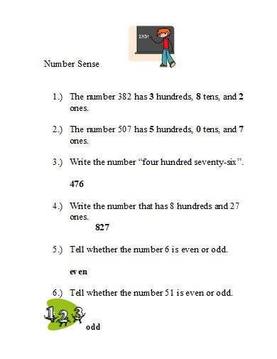 printable 3rd grade worksheet