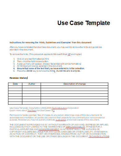 printable use case
