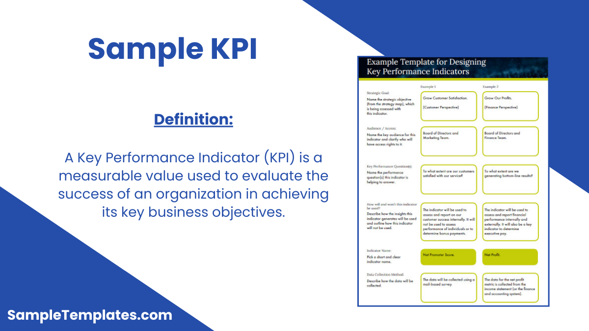 Sample KPI