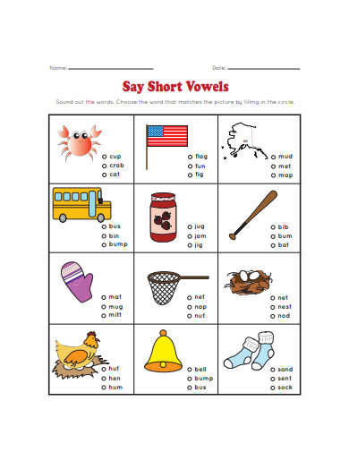 simple 1st grade worksheet