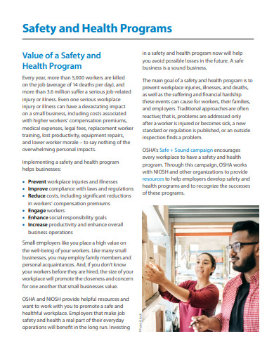 small business health and safety handbook