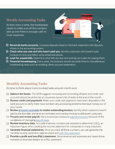 accounting checklist for small business