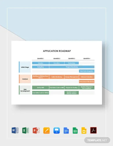 application roadmap template