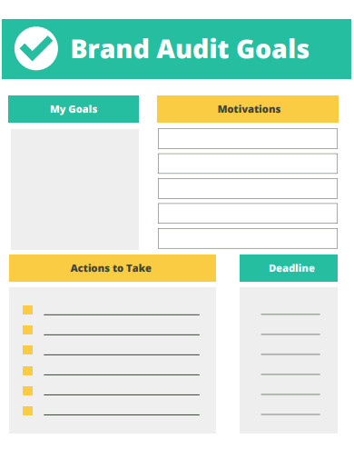 brand audit goals