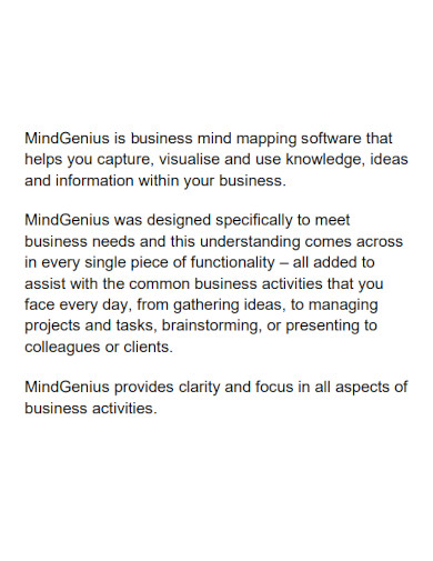 business mindmap software