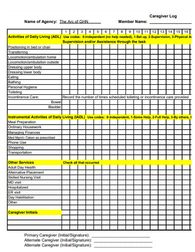 free-10-caregiver-log-samples-in-pdf