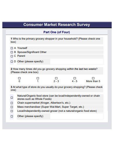 consumer market research survey