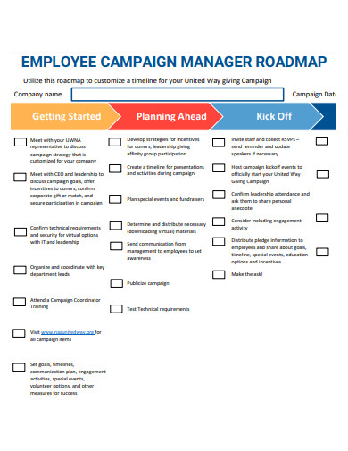 employee campaign manager roadmap