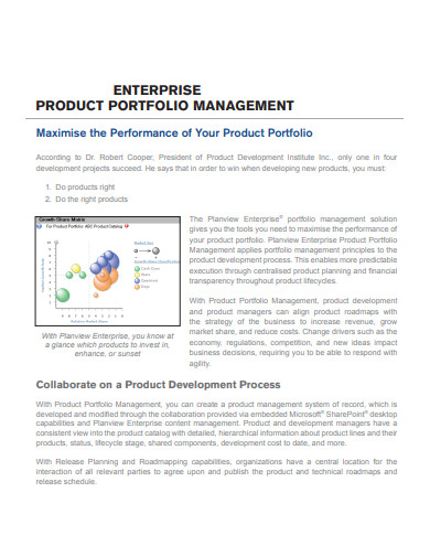 enterprise product portfolio management