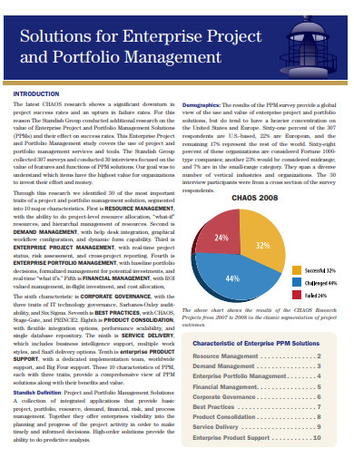 enterprise project and portfolio management