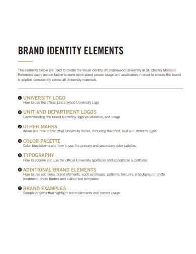 formal brand guidelines