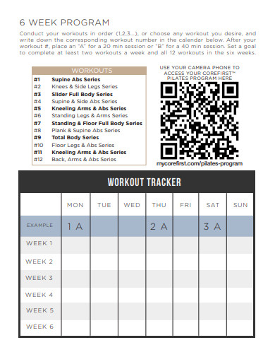 formal workout tracker
