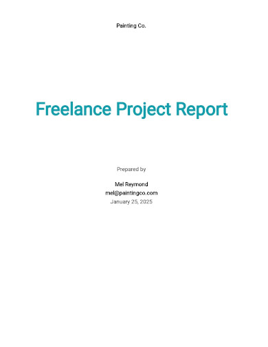freelance project report