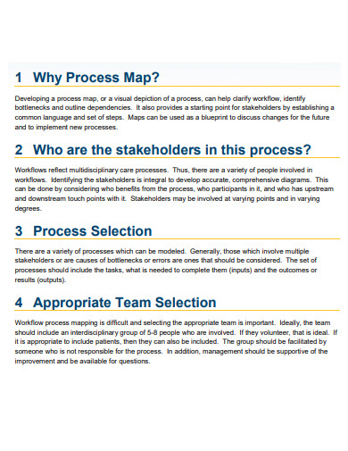 healthcare workflow process mapping