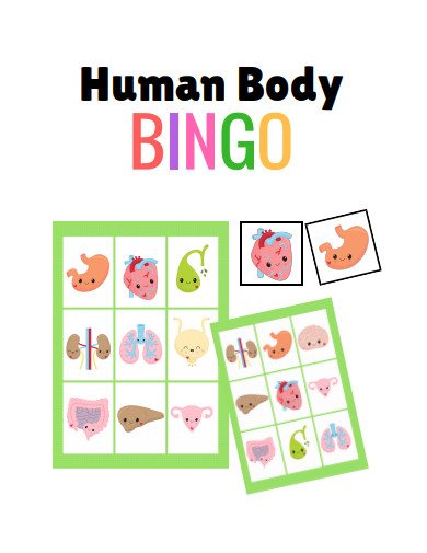human body bingo