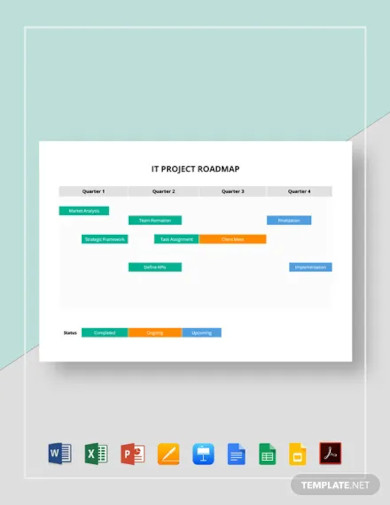 it project roadmap template