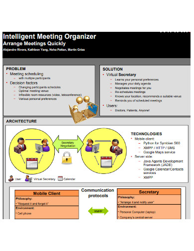 intelligent meeting organizer template
