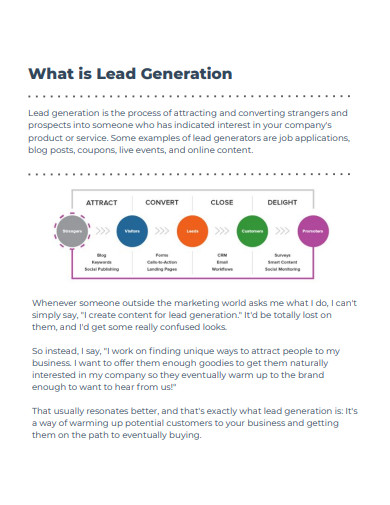lead generation form example