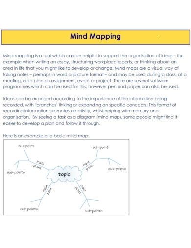 mindmap plan in pdf