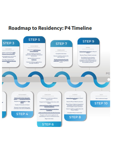 professional timeline roadmap