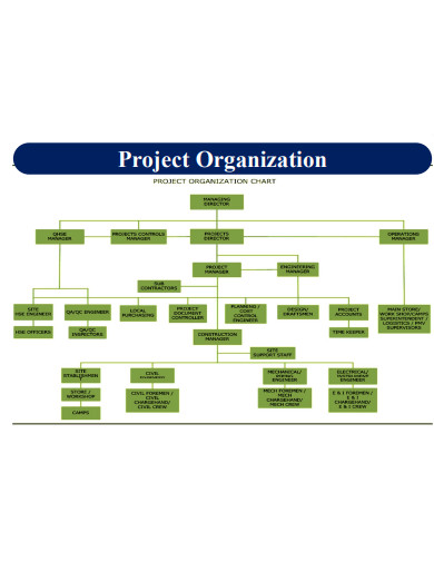 project organizational template