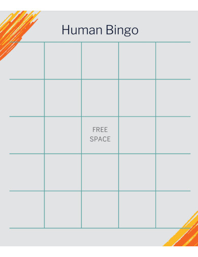 sample human bingo