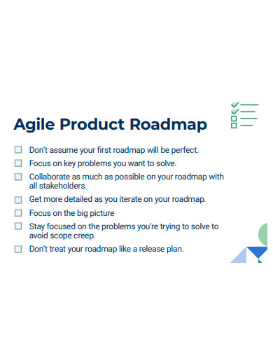 simple agile product roadmap