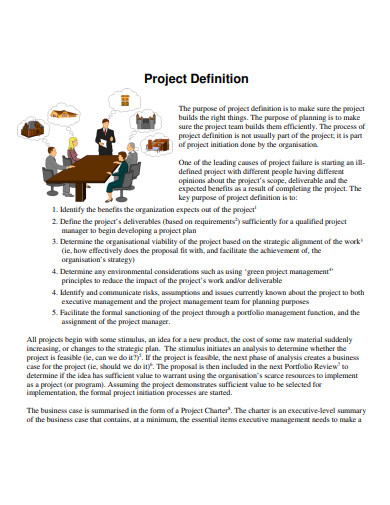 simple project definition