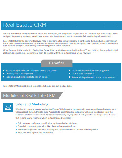 simple real estate crm