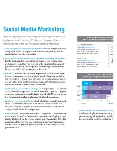 social media marketing survey