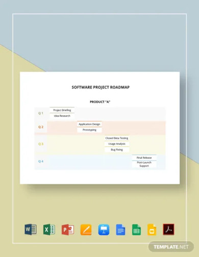 software project roadmap template