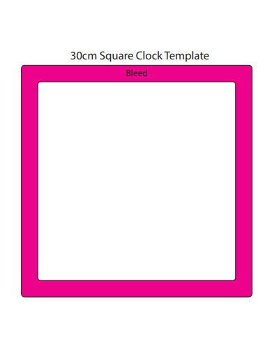square clock