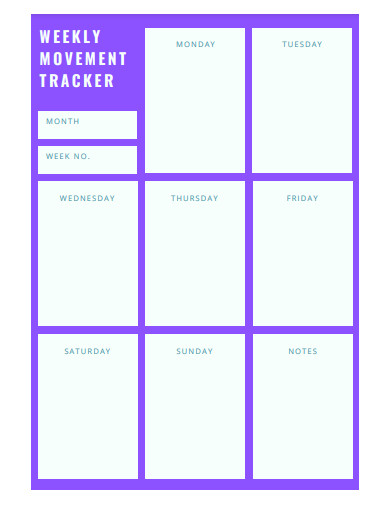 weekly movement tracker