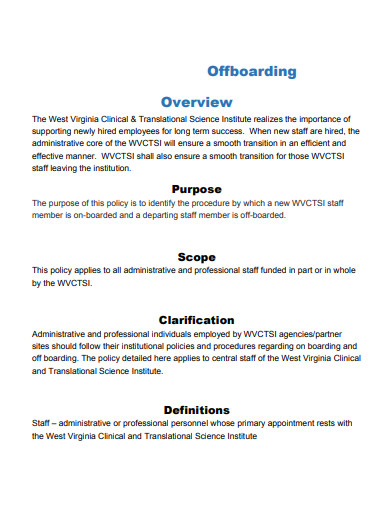 employee offboarding overview