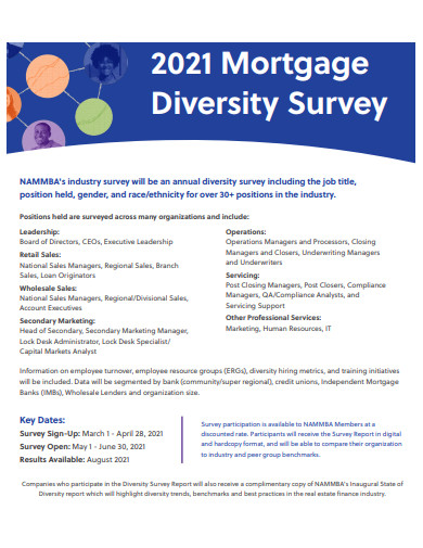mortgage diversity survey