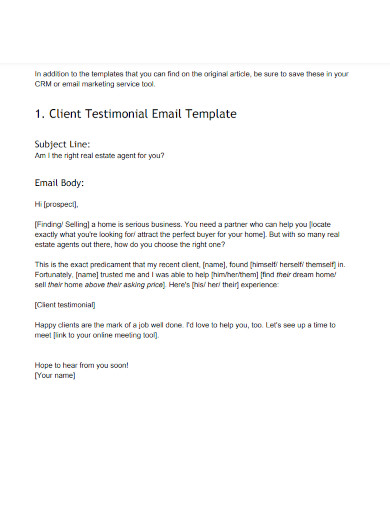 real estate email marketing templates