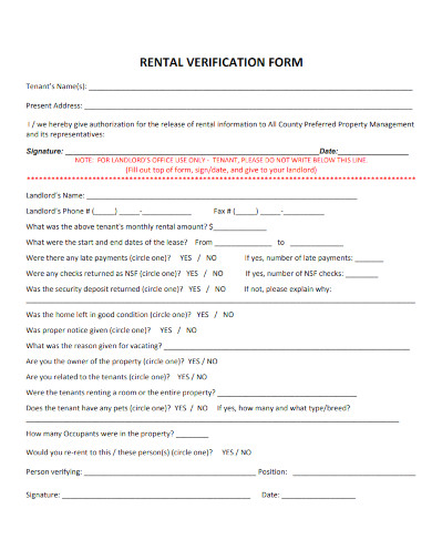 rental verification form1