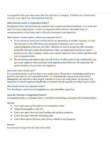 Free 3 Resignation Email Samples In Pdf