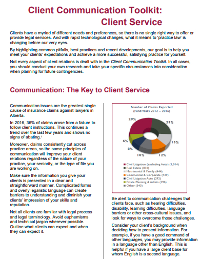 client service communication